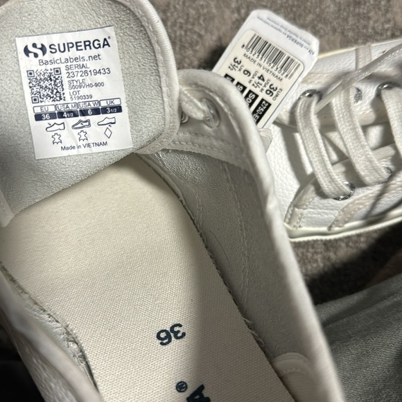 SUPERGA  2750 Leather NWT - Picture 6 of 6